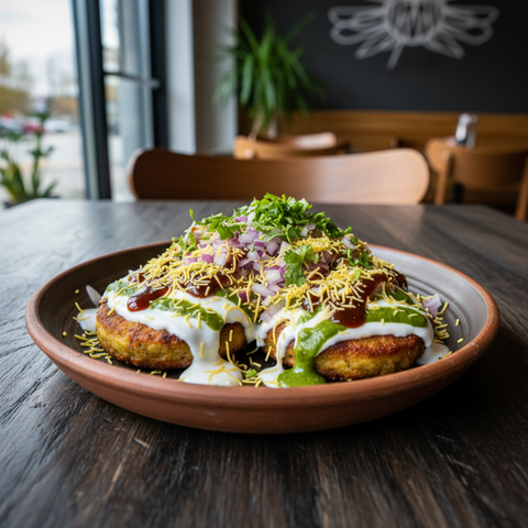 Aloo Tikki Chaat Preparation Steps (Brampton Guide)