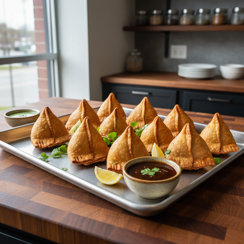 Samosa Filling Techniques in Brampton: No-Split Samosas