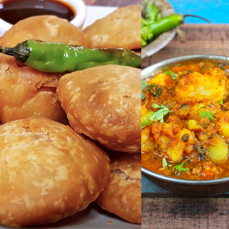 2 Kachori + Aloo Sabzi Combo
