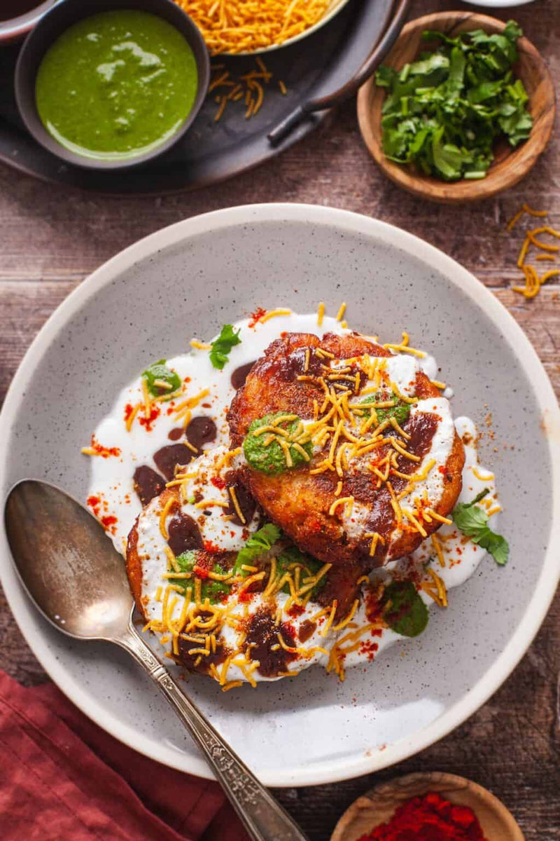 Aloo Tikki with Chutney